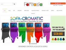 Tablet Screenshot of mueblesfantasia.com